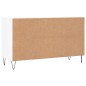vidaXL Mueble zapatero madera contrachapada blanco brillo 102x36x60 cm vidaXL Mueble zapatero madera contrachapada blanco brillo 102x36x60 cm