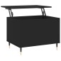 vidaXL Mesa de centro madera contrachapada negro 60x44,5x45 cm vidaXL Mesa de centro madera contrachapada negro 60x44,5x45 cm