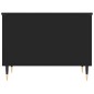 vidaXL Mesa de centro madera contrachapada negro 60x44,5x45 cm vidaXL Mesa de centro madera contrachapada negro 60x44,5x45 cm