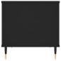 vidaXL Mesa de centro madera contrachapada negro 60x44,5x45 cm vidaXL Mesa de centro madera contrachapada negro 60x44,5x45 cm