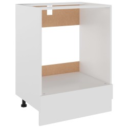 vidaXL Armario para horno de madera de ingeniería blanco 60x46x81,5 cm