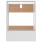 vidaXL Armario para horno de madera de ingeniería blanco 60x46x81,5 cm vidaXL Armario para horno de madera de ingeniería blanco 60x46x81,5 cm
