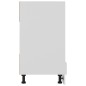 vidaXL Armario para horno de madera de ingeniería blanco 60x46x81,5 cm vidaXL Armario para horno de madera de ingeniería blanco 60x46x81,5 cm