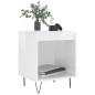 vidaXL Mesitas noche 2 uds madera ingeniería blanco brillo 40x35x50 cm vidaXL Mesitas noche 2 uds madera ingeniería blanco brillo 40x35x50 cm