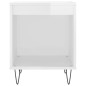vidaXL Mesitas noche 2 uds madera ingeniería blanco brillo 40x35x50 cm vidaXL Mesitas noche 2 uds madera ingeniería blanco brillo 40x35x50 cm