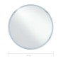 vidaXL Espejo de baño con LED 60 cm vidaXL Espejo de baño con LED 60 cm