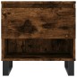 vidaXL Mesa de centro madera de ingeniería roble ahumado 50x46x50 cm vidaXL Mesa de centro madera de ingeniería roble ahumado 50x46x50 cm