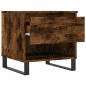 vidaXL Mesa de centro madera de ingeniería roble ahumado 50x46x50 cm vidaXL Mesa de centro madera de ingeniería roble ahumado 50x46x50 cm