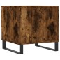 vidaXL Mesa de centro madera de ingeniería roble ahumado 50x46x50 cm vidaXL Mesa de centro madera de ingeniería roble ahumado 50x46x50 cm