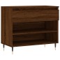 vidaXL Mueble zapatero madera contrachapada roble marrón 70x36x60 cm vidaXL Mueble zapatero madera contrachapada roble marrón 70x36x60 cm