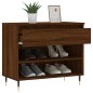 vidaXL Mueble zapatero madera contrachapada roble marrón 70x36x60 cm vidaXL Mueble zapatero madera contrachapada roble marrón 70x36x60 cm