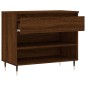 vidaXL Mueble zapatero madera contrachapada roble marrón 70x36x60 cm vidaXL Mueble zapatero madera contrachapada roble marrón 70x36x60 cm