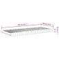 vidaXL Colchón de espuma de 7 zonas dureza 20 ILD blanco 100x200 cm vidaXL Colchón de espuma de 7 zonas dureza 20 ILD blanco 100x200 cm