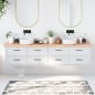 vidaXL Encimera baño madera maciza tratada marrón claro 220x40x(2-6)cm vidaXL Encimera baño madera maciza tratada marrón claro 220x40x(2-6)cm