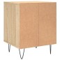 vidaXL Mesitas noche 2 uds madera ingeniería roble Sonoma 40x35x50 cm vidaXL Mesitas noche 2 uds madera ingeniería roble Sonoma 40x35x50 cm