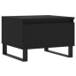 vidaXL Mesa de centro madera de ingeniería negro 50x46x35 cm vidaXL Mesa de centro madera de ingeniería negro 50x46x35 cm