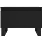 vidaXL Mesa de centro madera de ingeniería negro 50x46x35 cm vidaXL Mesa de centro madera de ingeniería negro 50x46x35 cm