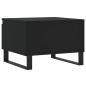 vidaXL Mesa de centro madera de ingeniería negro 50x46x35 cm vidaXL Mesa de centro madera de ingeniería negro 50x46x35 cm