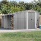 vidaXL Cobertizo de jardín acero galvanizado gris 277x365,5x179 cm vidaXL Cobertizo de jardín acero galvanizado gris 277x365,5x179 cm
