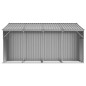 vidaXL Cobertizo de jardín acero galvanizado gris 277x365,5x179 cm vidaXL Cobertizo de jardín acero galvanizado gris 277x365,5x179 cm