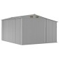 vidaXL Cobertizo de jardín acero galvanizado gris 277x365,5x179 cm vidaXL Cobertizo de jardín acero galvanizado gris 277x365,5x179 cm