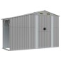 vidaXL Cobertizo de jardín acero galvanizado gris 277x365,5x179 cm vidaXL Cobertizo de jardín acero galvanizado gris 277x365,5x179 cm