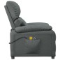 vidaXL Sillón de masaje eléctrico tela gris oscuro vidaXL Sillón de masaje eléctrico tela gris oscuro