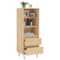 vidaXL Aparador alto madera contrachapada roble Sonoma 40x36x110 cm vidaXL Aparador alto madera contrachapada roble Sonoma 40x36x110 cm