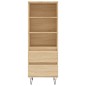 vidaXL Aparador alto madera contrachapada roble Sonoma 40x36x110 cm vidaXL Aparador alto madera contrachapada roble Sonoma 40x36x110 cm