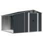 vidaXL Cobertizo de jardín acero galvanizado antracita 277x279x179 cm vidaXL Cobertizo de jardín acero galvanizado antracita 277x279x179 cm