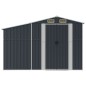 vidaXL Cobertizo de jardín acero galvanizado antracita 277x279x179 cm vidaXL Cobertizo de jardín acero galvanizado antracita 277x279x179 cm