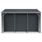 vidaXL Cobertizo de jardín acero galvanizado antracita 277x279x179 cm vidaXL Cobertizo de jardín acero galvanizado antracita 277x279x179 cm