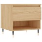 vidaXL Mesas de centro 2 uds madera ingeniería roble Sonoma 50x46x50cm vidaXL Mesas de centro 2 uds madera ingeniería roble Sonoma 50x46x50cm