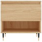 vidaXL Mesas de centro 2 uds madera ingeniería roble Sonoma 50x46x50cm vidaXL Mesas de centro 2 uds madera ingeniería roble Sonoma 50x46x50cm