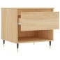 vidaXL Mesas de centro 2 uds madera ingeniería roble Sonoma 50x46x50cm vidaXL Mesas de centro 2 uds madera ingeniería roble Sonoma 50x46x50cm