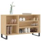 vidaXL Mueble zapatero madera contrachapada roble Sonoma 102x36x60 cm vidaXL Mueble zapatero madera contrachapada roble Sonoma 102x36x60 cm