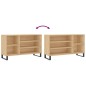 vidaXL Mueble zapatero madera contrachapada roble Sonoma 102x36x60 cm vidaXL Mueble zapatero madera contrachapada roble Sonoma 102x36x60 cm