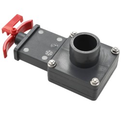 vidaXL Válvula de compuerta para piscina 2 uds 1,5"