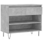 vidaXL Mueble zapatero madera contrachapada gris hormigón 70x36x60 cm vidaXL Mueble zapatero madera contrachapada gris hormigón 70x36x60 cm