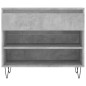 vidaXL Mueble zapatero madera contrachapada gris hormigón 70x36x60 cm vidaXL Mueble zapatero madera contrachapada gris hormigón 70x36x60 cm