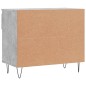 vidaXL Mueble zapatero madera contrachapada gris hormigón 70x36x60 cm vidaXL Mueble zapatero madera contrachapada gris hormigón 70x36x60 cm