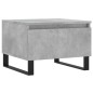 vidaXL Mesa de centro madera de ingeniería gris hormigón 50x46x35 cm vidaXL Mesa de centro madera de ingeniería gris hormigón 50x46x35 cm