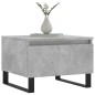 vidaXL Mesa de centro madera de ingeniería gris hormigón 50x46x35 cm vidaXL Mesa de centro madera de ingeniería gris hormigón 50x46x35 cm
