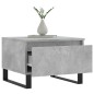 vidaXL Mesa de centro madera de ingeniería gris hormigón 50x46x35 cm vidaXL Mesa de centro madera de ingeniería gris hormigón 50x46x35 cm