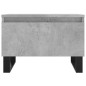 vidaXL Mesa de centro madera de ingeniería gris hormigón 50x46x35 cm vidaXL Mesa de centro madera de ingeniería gris hormigón 50x46x35 cm