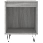 vidaXL Mesita de noche madera de ingeniería gris Sonoma 40x35x50 cm vidaXL Mesita de noche madera de ingeniería gris Sonoma 40x35x50 cm