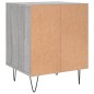 vidaXL Mesita de noche madera de ingeniería gris Sonoma 40x35x50 cm vidaXL Mesita de noche madera de ingeniería gris Sonoma 40x35x50 cm