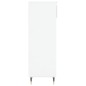 vidaXL Mueble zapatero madera contrachapada blanco brillo 40x36x105 cm vidaXL Mueble zapatero madera contrachapada blanco brillo 40x36x105 cm