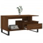 vidaXL Mesa de centro madera contrachapada roble marrón 90x49x45 cm vidaXL Mesa de centro madera contrachapada roble marrón 90x49x45 cm