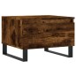 vidaXL Mesa de centro madera de ingeniería roble ahumado 50x46x35 cm vidaXL Mesa de centro madera de ingeniería roble ahumado 50x46x35 cm